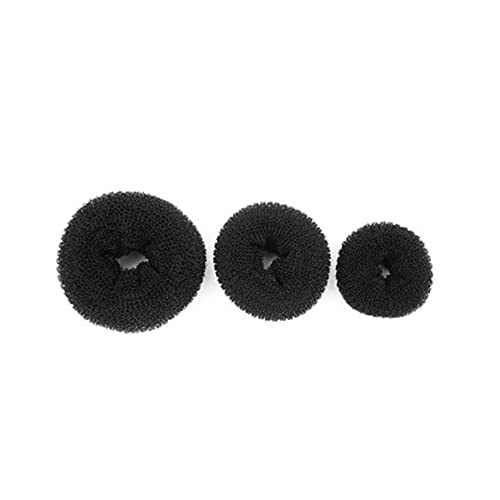 OATIPHO 3stücke Haar-donut-dutt-maker in Runder Chignon Für Frauen Haarstyling Ballerina-dutt Geeignet Für Junge Mädchen Und Erwachsene Schwarz von OATIPHO