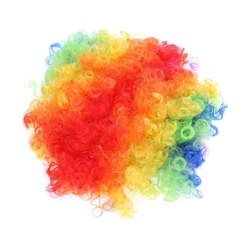 OATIPHO 3stücke Teiliges Clown-kostümset Für Farbige Perücke Clown- Und Handschuhe Für Kostümpartys Halloween Und Bühnenaufführungen Lustige Verkleidung Für Unvergessliche von OATIPHO