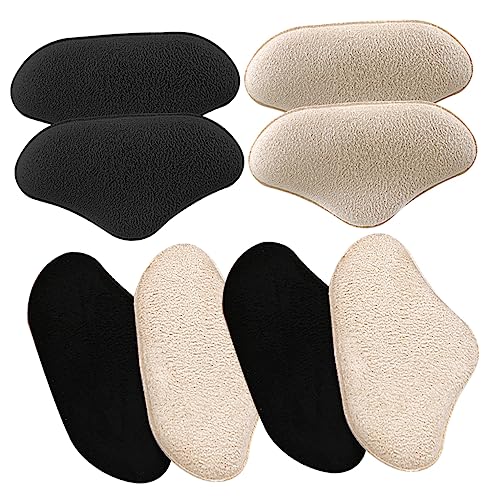 OATIPHO 4 Paare Anti-Verschleiß-Aufkleber Pads Schutz Fersenpolster Einsätze Fersenaufkleber bequem Zurück Schuhe Fersenkissen Anti-Reibungs-Fersenbesatz High Heel Protector Klebstoff von OATIPHO