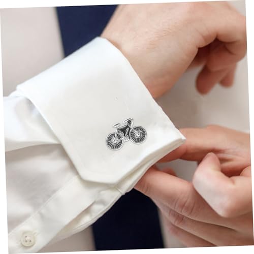 OATIPHO 4 Stck. Manschettenknöpfe Auto Fahrrad Design Langlebig Modisch für Anzug Hemdärmel für Hochzeit Business und Alltag Teiliges von OATIPHO