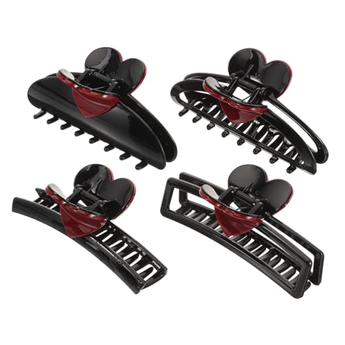 OATIPHO 4 Stück Herz Haarklammern Für Frauen Große Haarspangen Für Dünnes Und Dickes Haar Robuste Kunststoff Clips Für Party Alltag Für Hochzeiten Besondere Anlässe Herzförmige von OATIPHO