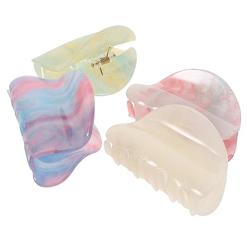 OATIPHO 4 Stck. Teiliges Haarklammern für Damen Haarspangen Candy Farben Rutschfeste Haarclips für Dickes für Besondere Anlässe von OATIPHO