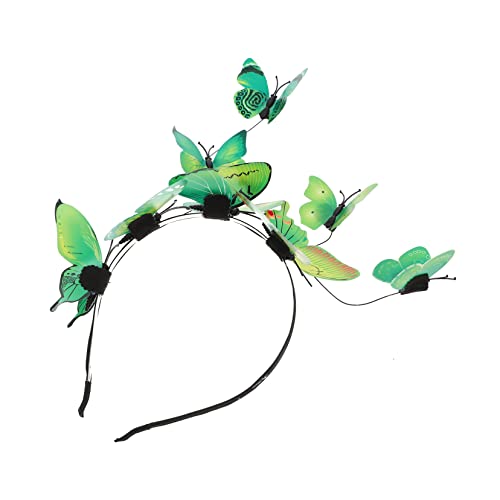 OATIPHO 4 Stück 3D-Schmetterlings-Stirnband schmetterling zubehör Damen Hüte hochzeitshaar schmuck wedding hair accessories haarschmuck deko Party-Haarreifen Party-Kopfschmuck charmant Hut von OATIPHO