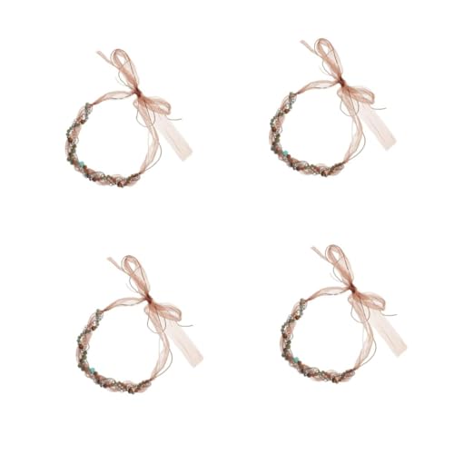 OATIPHO 4 Stück Boho Taillenkette Damen mit Realistischen Vintage Mesh Haarband Leicht Vielseitig als Gürtel oder Schmuck Ethnischer Stil für Festivals Urlaub und Alltag von OATIPHO