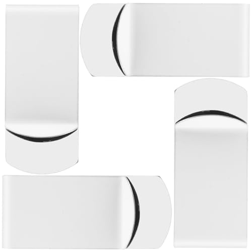 OATIPHO 4stücke Geldklammern Aus Rostfreiem Geldklammer Für Brieftasche Tragbarer Kleiner Clip Scheckaufbewahrungsclip Clip Fürs Büro Scheckklammer Aus Metall Professionelle von OATIPHO