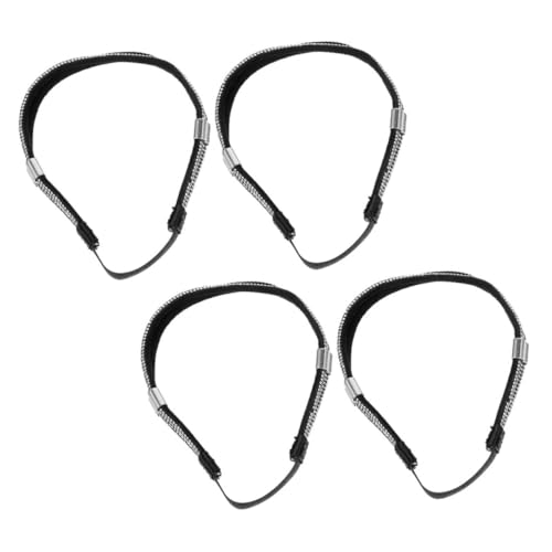 OATIPHO 4 Stück Elastische High Heel Schuhriemen mit Strass Abnehmbare und Verstellbare Fersenriemen für Damen Anti rutsch und Sicherer Halt Dekorative Schuhbänder für High Heels Passend von OATIPHO