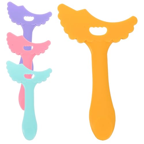 OATIPHO 4stücke Silikon Eyeliner Schablonen Make-up Aids Augen Mascara Schutz Pads Für Frauen Kosmetik Applikator Tool Platte Wiederverwendbare Hilfsmittel von OATIPHO