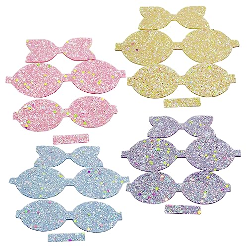 OATIPHO 4 Stück Glitzernde Haarschmuck Bow Accessoires Teiliges und Kindergeburtstage Partys und Fotografie Einzigartiges und Design für Diy Haarclips von OATIPHO
