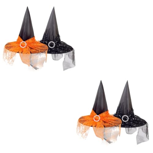 OATIPHO 4 Stück Halloween-hexenhut Hexenhut Party-hexenhut Frauen Hexenhüte Zaubererhut Für Frauen Halloweenkostüm Lustige Hexenhüte Kinderkostüme Cosplay Hexenhüte Hexenmütze Black OATIPHO 4 Stück Halloween-hexenhut Hexenhut Party-hexenhut Frauen Hexenhüte Zaubererhut Für Frauen Halloweenkostüm Lustige Hexenhüte Kinderkostüme Cosplay Hexenhüte Hexenmütze Black von OATIPHO