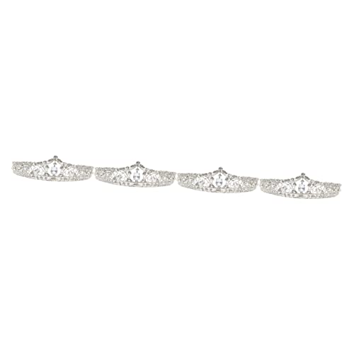 OATIPHO 4 Stück Krone Kristall Stirnband Vintage-accessoires Haarschmuck Für Die Goldene Hochzeit Prinzessinnen-stirnband Vintage-haarschmuck Tiara Kleidung Strass Strasssteine Braut von OATIPHO