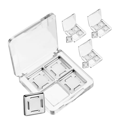 OATIPHO 4 Stück Lidschattenbox Make-up-Palettenablage Mini-Lidschatten-Palette Mini-Palette leere Lidschattenpalette leere Make-up-Behälter Plastik Transparent OATIPHO 4 Stück Lidschattenbox Make-up-Palettenablage Mini-Lidschatten-Palette Mini-Palette leere Lidschattenpalette leere Make-up-Behälter Plastik Transparent von OATIPHO