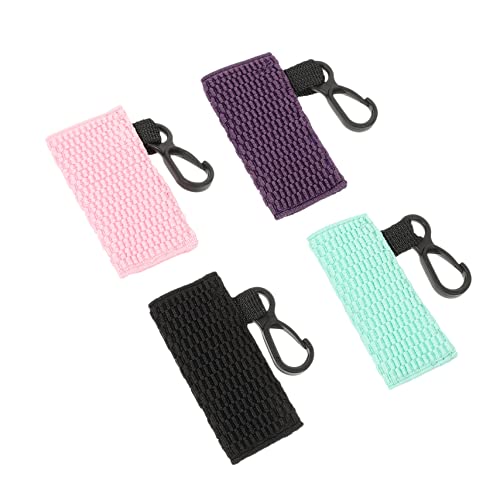 OATIPHO Einzigartiger Lippenstifthalter Schlüsselanhänger 4 Stück Lippenstiftschutz Praktischer Schlüsselanhänger Robustes Polyester von OATIPHO