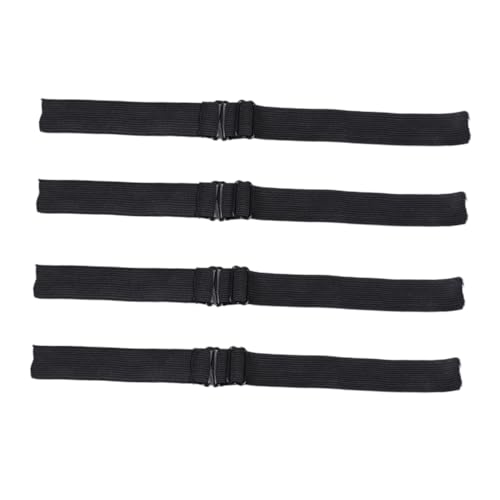 OATIPHO 4 Stück Perückenband Verstellbar und Elastisch Rutschfestes Haarband für Damen und Herren für Beauty Salons und Täglichen Gebrauch Schwarz von OATIPHO