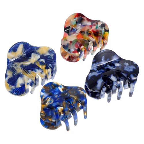 OATIPHO 4stücke Kleine Haarspangen Aus Acetatfolie Für Damen Dünnem Und Dickem Haar Vielseitig Für Verschiedene Frisuren Und Täglichen Gebrauch von OATIPHO