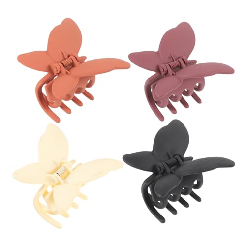 OATIPHO 4stücke Schmetterlings-haarclips Schmetterlings-krallenclips Krallenclips Zurücksichern Haarspangen Für Frauen Praktische Haarspangen Modische Haaraccessoires von OATIPHO