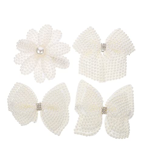 OATIPHO 4 Stück Set Haarklammern mit Blumen und Schmetterlingen Große Alligator Haarklammern für Damen und Mädchen für Partys und Alltag von OATIPHO