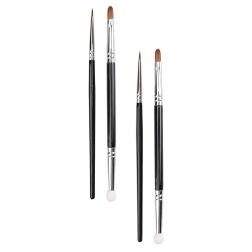 OATIPHO 4 Stück Teiliges Concealer Lidschatten Pinsel Professionelle Makeup Tools für Präzise Anwendung für Empfindliche Haut Reisegröße Einfach zu Handhaben von OATIPHO