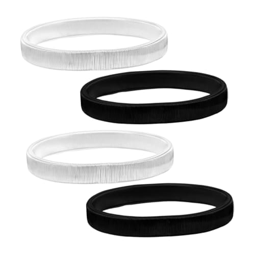 OATIPHO 4 Stück Elastische Ärmelarmbänder Stapelbare Schlangenkettenarmbänder Robuste und Langlebige Armreifen für Damen Sicherer Sitz für Hemdärmel Modisches Accessoire für Alltag von OATIPHO