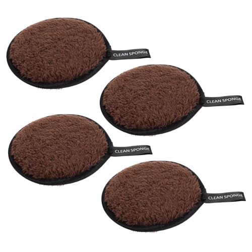 OATIPHO 4stücke Puderquaste Waschbar Puderschwamm Make-up Puderquaste Entfernerquaste Gesichtsreinigungspad Für Make-up Entferner Porenreinigung von OATIPHO