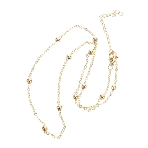 OATIPHO 4 Stück Y Förmige Damen Halskette Goldfarben mit Zirkonia Anhänger Leichte Kupferkette für Bequemen Sitz Lange Statement Halskette für Hochzeit und Besondere Anlässe Vielseitiger von OATIPHO