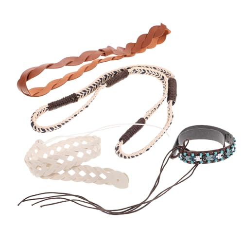 OATIPHO 4stücke Hutbänder Für Strohhüte Strandkappen Und Breitkrempige Hüte Diy-dekoratives Hutband Aus Polyester Einfach Anzuwendendes Hutband Für Damen Und Herren von OATIPHO