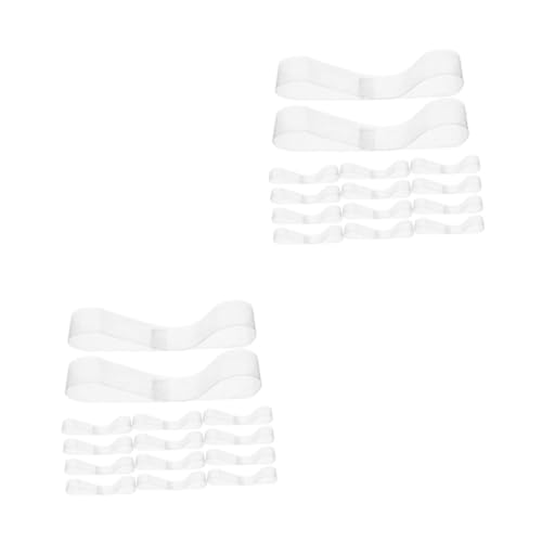 OATIPHO 40 Paare Transparente Elastische Schuhriemen für Damen Hohe Absätze Verstellbare Anti-rutsch Ersatzbänder Unsichtbare Bindebänder für Pumps und Sandalen von OATIPHO