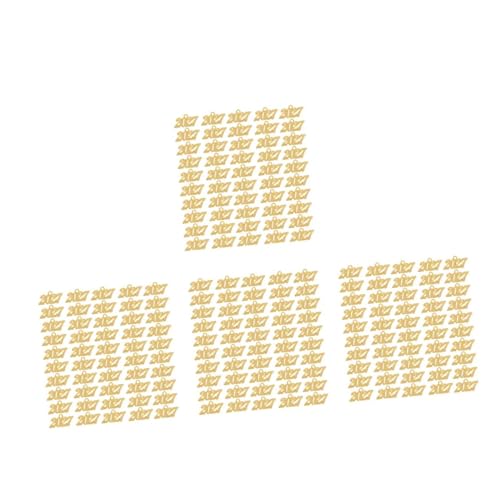 OATIPHO 400 Stck. Teiliges Jahr Charms Goldfarbene Quasten Anhänger für Schmuckherstellung Leichte Legierung Langlebig Dekorative Anhänger für Halsketten Armbänder Abschlussfeiern DIY von OATIPHO