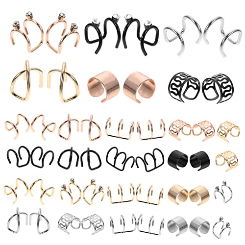 OATIPHO 48stücke Zopfhaarmanschetten Mehrzweck-haarschmuck Nicht Durchdringende Ohrclips Für Frauen von OATIPHO