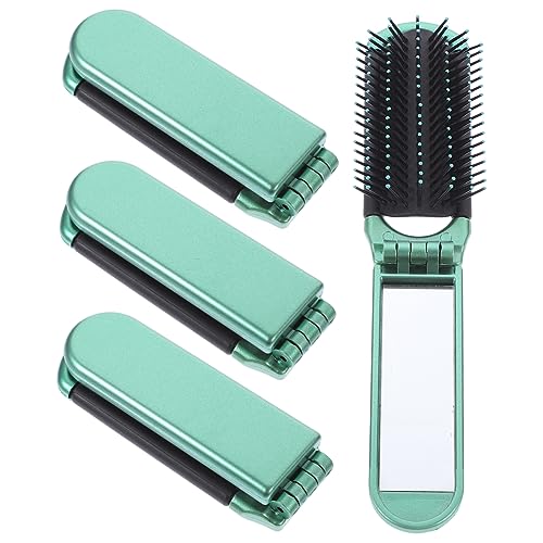 OATIPHO 4stücke Faltbare Haarbürste Mit Spiegel Für Reisen Kompakte Und Tragbare Stylingbürste Für Männer Und Frauen Leicht Und Praktisch von OATIPHO