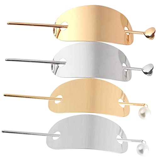 OATIPHO 4stücke Metall Haarstangen Dutt-manschette Haarspange Für Frauen Minimalistische Haar-knoten-halter Haarknoten-accessoires von OATIPHO