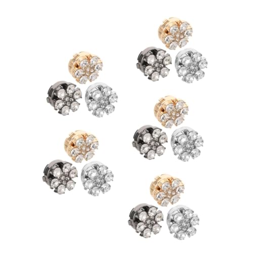 OATIPHO 5 Sätze Manschettenknöpfe Krawattenmanschettenknöpfe Hochzeit Smokingknöpfe Uniformknöpfe Jeansknopf Vintage Mantelknopf Schmuckknöpfe Schalringclip Hemdknöpfe 3 Stück * 5 von OATIPHO