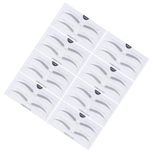 OATIPHO 5 Stück Augenbrauen Schablonen zur Formgebung Diy Augenbrauen Aufkleber für Anfänger und Verschiedene Looks S von OATIPHO