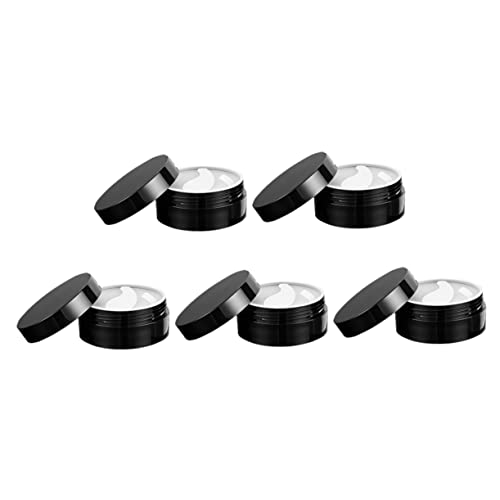 OATIPHO 5 Stück Augenmaskenverpackungsbox Klein Apotheker Lidschatten Kosmetische Dose Salbenglas Augenmaskenglas Creme Fall Creme-boxen Sahnebehälter Cremefarbene Hüllen Schwarz Abs von OATIPHO