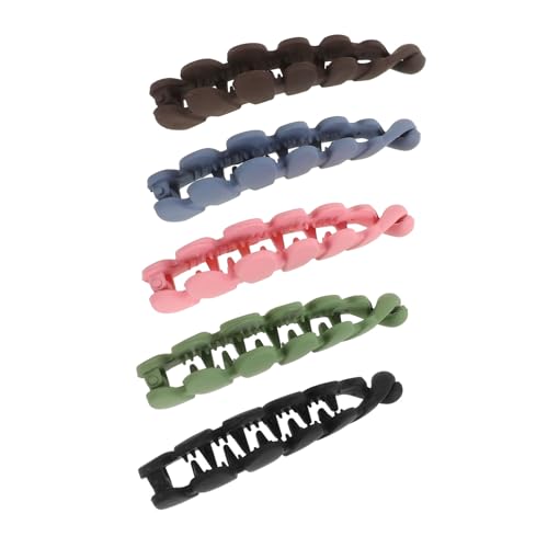 OATIPHO 5 Stück Bananenklammer klein Buch-Haarklammern Bananenklammern schwarzer Bananenclip Französischer Bananenclip Haar-Bananen-Clips für Frauen kleiner Bananenclip Plastik OATIPHO 5 Stück Bananenklammer klein Buch-Haarklammern Bananenklammern schwarzer Bananenclip Französischer Bananenclip Haar-Bananen-Clips für Frauen kleiner Bananenclip Plastik von OATIPHO