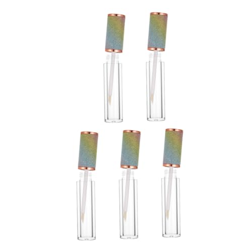 OATIPHO 5 Stück Lippenstifthülsen Pack Durable DIY Lip Gloss Tubes Wiederverwendbare Behälter für Lippenfarbe für Reisen und Kosmetische Nachfüllungen von OATIPHO