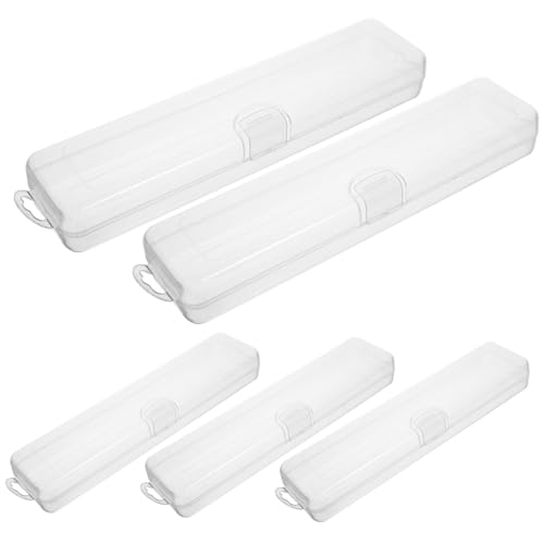 OATIPHO 5 Stück Make Up Pinsel Aufbewahrungsbox Organizer Halter Kosmetik Make Up Pinsel Reiseetui Make Up Etui Make Up Pinsel Reise Zahnbürstenetui Tragbarer Reise von OATIPHO