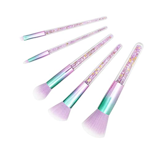 OATIPHO 5 Stück Professionelles Make Up Pinselset für Damen Flüssige Foundation Puder Augenbrauenpinsel Kosmetikpinsel für Täglichen Gebrauch Reise Make Up Zubehör von OATIPHO