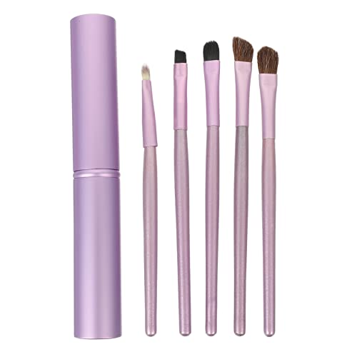 OATIPHO 5 Stück Teiliges Augen Make Up Pinselset aus Hochwertigem Ziegenhaar Blending Pinsel für Präzises Auftragen und Verblenden von Lidschatten für Tägliches Make Up von OATIPHO