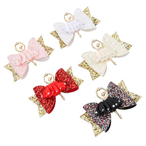 OATIPHO 5 Stück Teiliges Ballett Mädchen Haarklammern mit Strass Haarschmuck Clips für Mädchen Haaraccessoire für Partys und Hochzeiten von OATIPHO