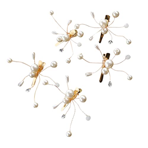 OATIPHO 5 Stück Teiliges Braut Haaraccessoire Set Kunstperlen Haarnadeln für Hochzeiten Haarschmuck für Damen Leicht und Bequem für Verschiedene Frisuren von OATIPHO