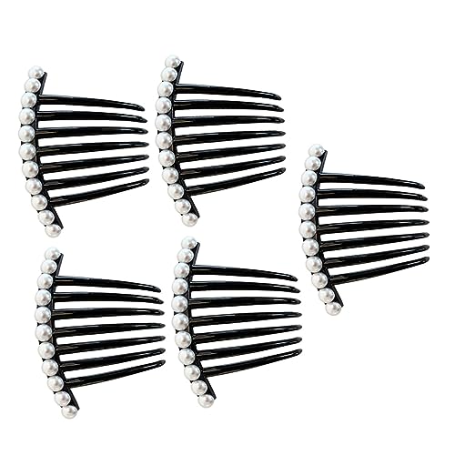 OATIPHO 5 Stücke Perlen Haarkamm Satz Für Frauen Und Mädchen Eleganter Haarschmuck Für Hochzeiten Seitlicher Kamm Für Hochsteckfrisuren Dekorativer Haarschmuck Für Partys Und von OATIPHO