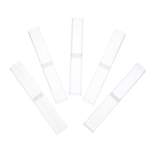 OATIPHO 5 Stück Teiliges Transparenter Aufbewahrungsbox für Tattoo Stifte Praktische Kosmetik Organizer für Augenbrauenstifte Make Up Pinsel und Kleine Utensilien von OATIPHO
