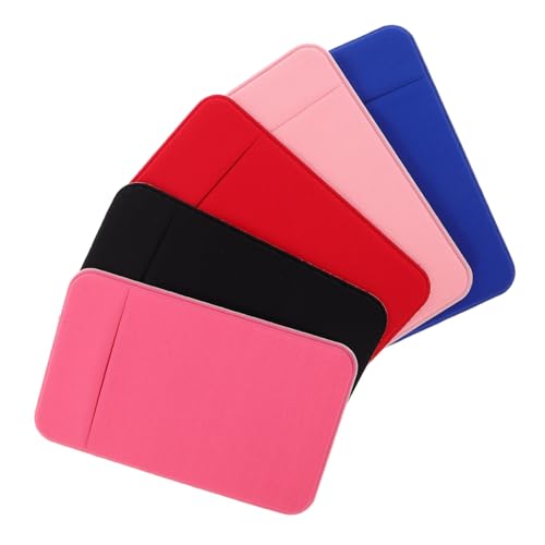 OATIPHO 5 Stück Teiliges Ultradünnes Handy Kartenetui mit Stark Haftendem Selbstklebeband Schlanker Kreditkartenhalter für Rückseite Modernes Design Leichte Aufbewahrung für Damen und von OATIPHO