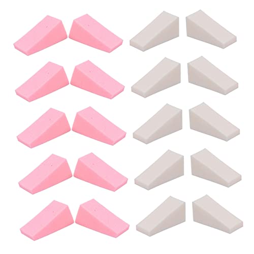 OATIPHO 50 Stück Make up Schwämme Dreieck Form Trocken/nass Anwendung Für Foundation Und Puder Wiederverwendbare Beauty Quaste Für Frauen Make up Zubehör von OATIPHO