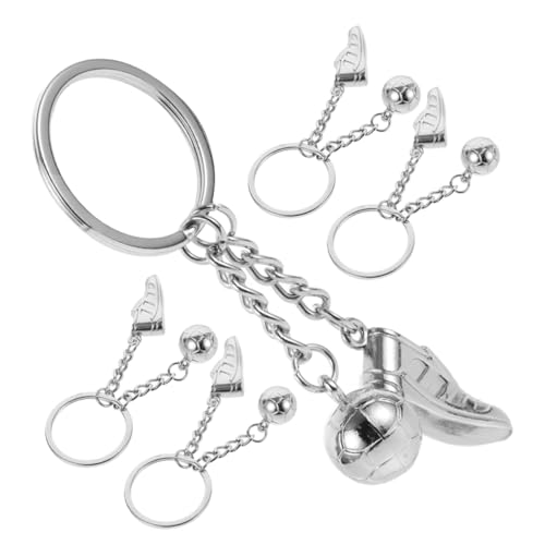 OATIPHO 5stücke Fußballschuh-schlüsselanhänger Aus Metall Praktische Für Fußballfans Als Schlüsselanhänger Rucksack-Accessoire Oder Partygeschenk von OATIPHO