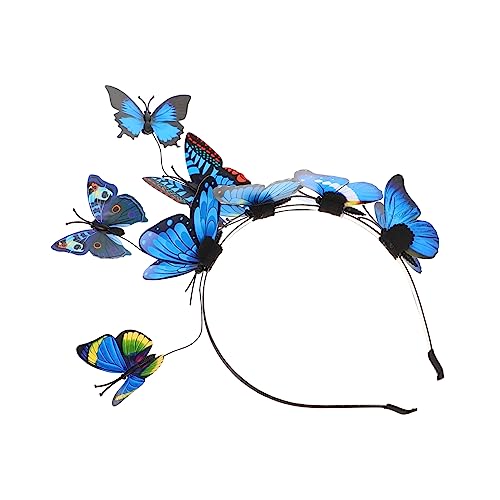 OATIPHO 5St 3D-Schmetterlings-Stirnband Weihnachtsschmuck Mädchen Hüte hair accessories for hochzeitshaar schmuck Partyzubehör Kleidung Schmetterlinge Haarband frauen kopfschmuck Fee von OATIPHO