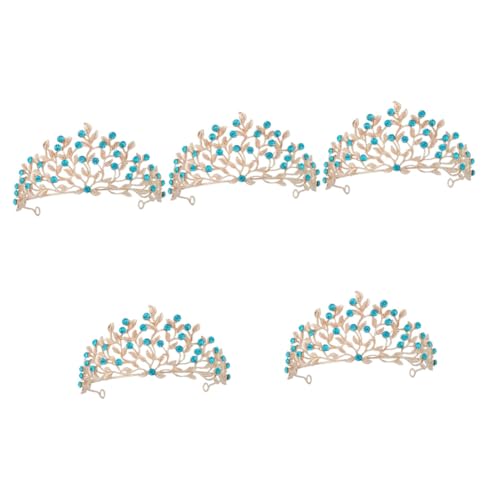 OATIPHO 5St Krone Stirnband elegant rönne haustuch phito Groß Stirnbänder Haarschmuck für die Hochzeit Kopfschmuck für die Braut Hochzeits-Tiara Strasssteine Kopfbedeckung Zubehör Strass von OATIPHO