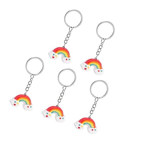 OATIPHO 5stücke Schlüsselanhänger Stylischer Schlüsselring Kleine Geschenke Für Mädchen Und Frauen Schlüsseldekoration Langlebiges Material von OATIPHO