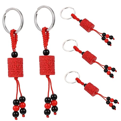 OATIPHO 5stücke Western-schlüsselanhänger Gebetsmühlenform Für Damen Herren Taschenanhänger Für Handtaschen Auto Schlüsselanhänger Mit Kette Einzigartige Für Mädchen Dekorative von OATIPHO