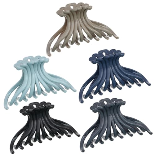 OATIPHO 5stücke Große Haarspangen Für Dickes Haar Blumen-haarklammern Für Frauen Haar Clips Chrysantheme Klaue Klemmen Haarspangen Aus Robustem Kunststoff von OATIPHO